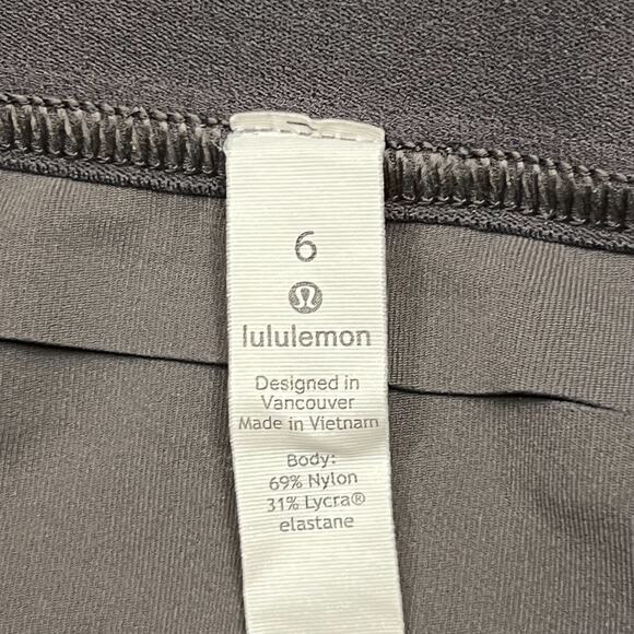 Lululemon X SoulCycle Ride & Reflect Tight Womens 6 Metal Grey Nylon Gym Running - Picture 6 of 11